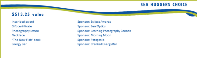 Sea Huggers' Choice award