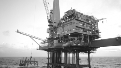 Offshore oil rig