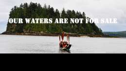 Our waters are not for sale