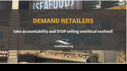 image showing seafood product - title DEMAND RETAILERS