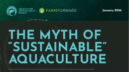 cover image of "The Myth of Sustainable Aquaculture"